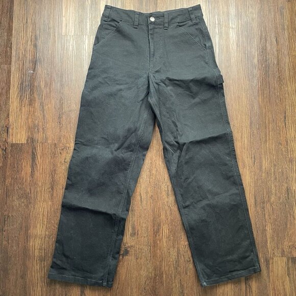 Nike 90’s Vintage Denim Black Jeans Loose Baggy Hip Hop Grunge Men’s Size 28 - Picture 1 of 11